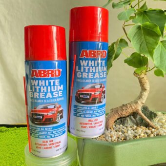Chai Xịt Mỡ Bò Trắng Bảo Dưỡng Bôi Trơn ABRO White Lithium Grease 284g
