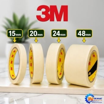 Băng keo giấy che chắn sơn 3M™ 320 (Bề rộng 15mm, 20mm, 24mm, 48mm)
