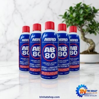 Chai xịt bôi trơn và chống gỉ sét ABRO AB-80 Spray Lubricant 283g