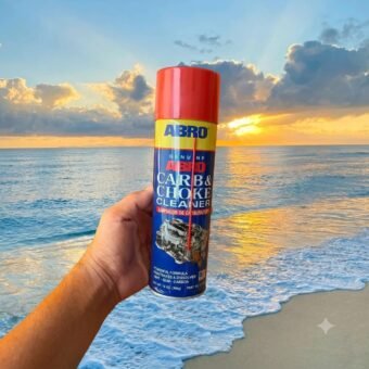 Chai vệ sinh bình xăng con ABRO Carb & Choke Cleaner CC220 (340g
