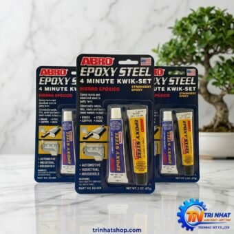 Keo AB hai thành phần ABRO Epoxy Steel ES-509 (57g) siêu cứng