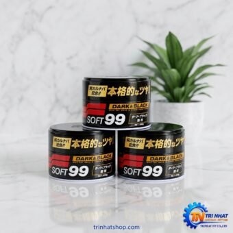 SOFT99 DARK & BLACK W-2 -300g ( Sáp đánh bóng bề mặt sơn cho xe màu tối)