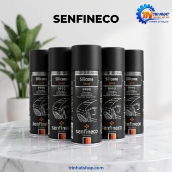 Chai xịt bảo dưỡng làm mềm ron cao su Senfineco Silicone Spray 9990 (450ml