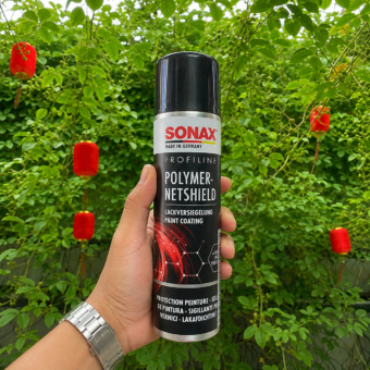 Sonax Polymer NetShield 223300 - 340ml Dung dịch xịt phủ bảo vệ sơn xe ô tô thế hệ mới