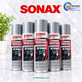 Sonax 340300 Rubber Protectant (300ml) là dòng dung dịch bảo dưỡng ron cao su ô tô