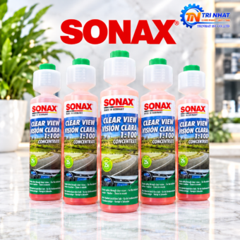 Sonax Clear View 371140 (250ml) - Dung Dịch Pha Rửa Kính Ô Tô Đậm Đặc 1:100 Cao Cấp