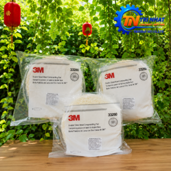 Phớt lông cừu đánh bóng 2 mặt 3M Wool Compounding Pad 33280 (9 inch / 228mm)