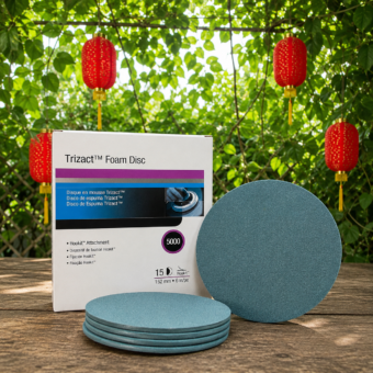 Nhám đĩa bọt biển 3M Trizact Foam Disc P5000 (Mã sản phẩm: 30662)