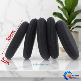 Bọt Biển Đen Thoa Dưỡng Wax Detailing 10cm x 2cm (OEM Loại 1): Thoa Đều & Khô Rát Trầy Xước
