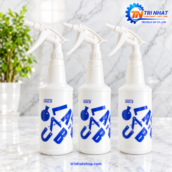 Bình xịt dung dịch đầu vòi trắng phun bọt tuyết SGCB 800ml