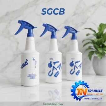 Bình xịt dung dịch hóa chất đầu vòi xanh phun sương SGCB 800ml (Mã: SGGD138)