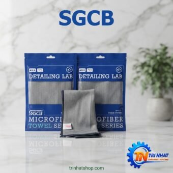 Khăn Microfiber Lau Kính SGCB (Mã: SGGD208) – Sạch Trong Suốt, Không Để Lại Vệt Nước