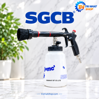 Súng Lốc Xoáy Lõi Nhôm Có Bình Có Đầu Chổi SGCB (Mã: SGGC023) – Vệ Sinh Nội Thất Ô Tô Chuyên Nghiệp