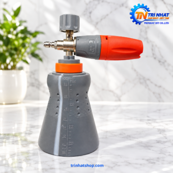 Bình Phun Tạo Bọt Tuyết PRO S2.0 – Phiên Bản Nâng Cấp Mới (Xám phối cam)