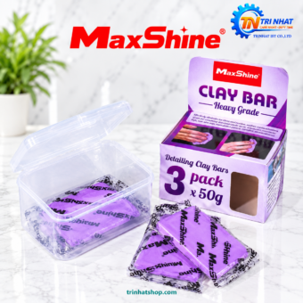 Đất Sét Tẩy Bụi Sơn Maxshine Clay Bar (3 Pack x 50g): Vệ Sinh Chuyên Sâu & Làm Mịn Sơn Xe