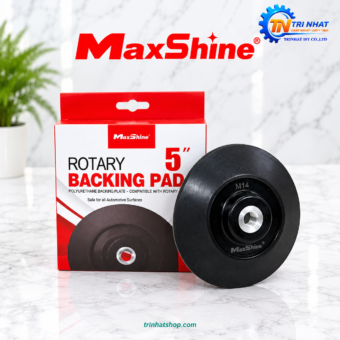 Đế Dán Phớt Đánh Bóng Cho Máy Đồng Tâm 5 Inch Maxshine Rotary Backing Pad: Chắc Chắn & Bền Bỉ