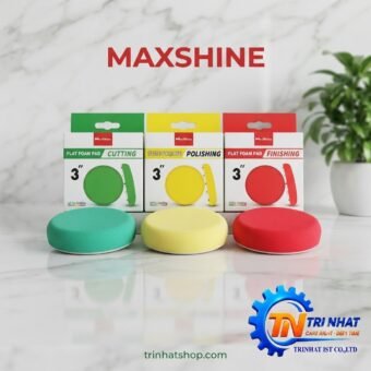 Phớt Xốp Đánh Bóng 3 Inch Maxshine Foam Pad: Bộ 3 Bước Cutting - Polishing - Finishing Chuyên Nghiệp