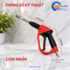 Súng Rửa Xe Cao Áp Max 5000PSI Màu Đỏ Đen (Dạng Dài 45cm)